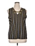 MICHAEL Michael Kors Blue Sleeveless Blouse Size XL - photo 1