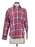 Levi's 100% Cotton Plaid Pink Long Sleeve Button-Down Shirt Size XS - photo 1