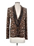 Juicy Couture Animal Print Brown Tan Blazer Size XS - photo 1