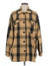 Lucky Brand 100% Cotton Plaid Gold Coat Size M - photo 1