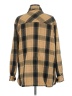 Lucky Brand 100% Cotton Plaid Gold Coat Size M - photo 2