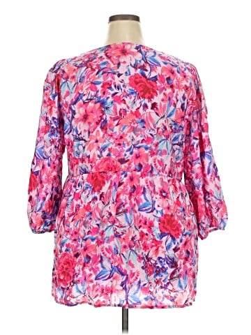 Haptics 3/4 Sleeve Blouse (view 2)