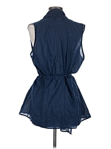 Donna Karan New York Sleeveless Button-Down Shirt (view 2)