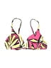 Sunsets Print Pink Swimsuit Top Size M - photo 1