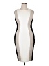 Calvin Klein 100% Polyester Color Block Ivory Cocktail Dress Size 14 - photo 1