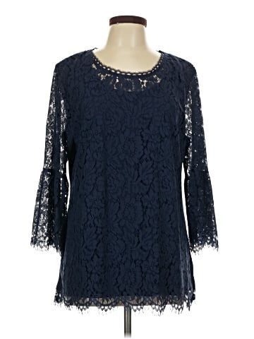 Isaac Mizrahi LIVE! 3/4 Sleeve Blouse (view 1)
