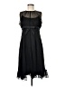 Unbranded 100% Polyester Black Cocktail Dress Size M (estimated) - photo 1