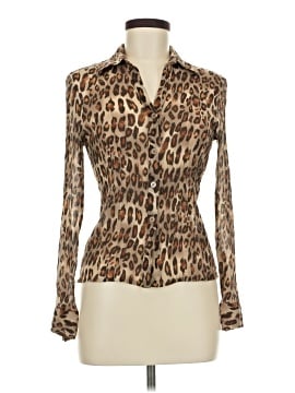 Emanuel Emanuel Ungaro Long Sleeve Silk Top (view 1)