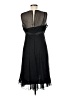 Unbranded 100% Polyester Black Cocktail Dress Size M (estimated) - photo 2
