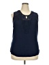 Daniel Rainn Blue Sleeveless Blouse Size XXL - photo 1