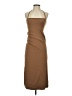 JLUXLABEL Solid Brown Casual Dress Size XS - photo 1