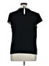 CeCe Black Short Sleeve Top Size XL - photo 2