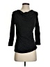 Talbots Polka Dots Black 3/4 Sleeve Top Size S - photo 1
