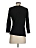 Talbots Polka Dots Black 3/4 Sleeve Top Size S - photo 2