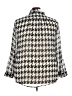 Cato 100% Polyester Houndstooth Silver 3/4 Sleeve Blouse Size 22 - 24 - photo 2