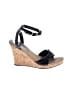 Cathy Jean 100% Leather Black Wedges Size 9 - photo 1