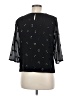 Talbots 100% Polyester Black 3/4 Sleeve Blouse Size M (petite) - photo 2