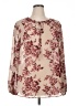 Shein Curve 100% Polyester Ivory Long Sleeve Blouse Size 16 Plus (2) - photo 1