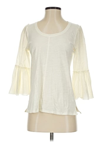 Bordeaux 3/4 Sleeve Top (view 1)