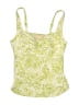Lands' End Floral Graphic Paisley Green Swimsuit Top Size 10 - photo 1