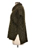 a.n.a. A New Approach Tweed Green Poncho Size L - photo 5