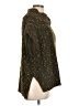 a.n.a. A New Approach Tweed Green Poncho Size L - photo 4