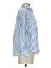J.Crew Stripes Blue Long Sleeve Button-Down Shirt Size 4 - photo 4