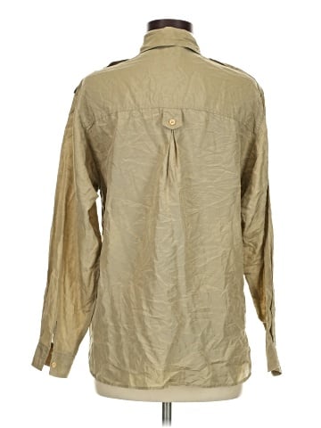 LUCCA Long Sleeve Silk Top (view 2)