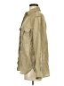 LUCCA 100% Silk Tan Long Sleeve Silk Top Size M - photo 5