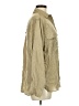 LUCCA 100% Silk Tan Long Sleeve Silk Top Size M - photo 4