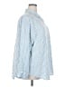 Torrid Stripes Blue 3/4 Sleeve Button-Down Shirt Size 3X Plus (3) - photo 4