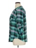 Torrid 100% Polyester Plaid Teal 3/4 Sleeve Blouse Size 1X Plus (1) - photo 5