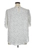 Torrid 100% Rayon Silver 3/4 Sleeve Blouse Size 1X Plus (1) - photo 2