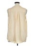 Torrid Solid Ivory Sleeveless Button-Down Shirt Size 1X Plus (1) - photo 2