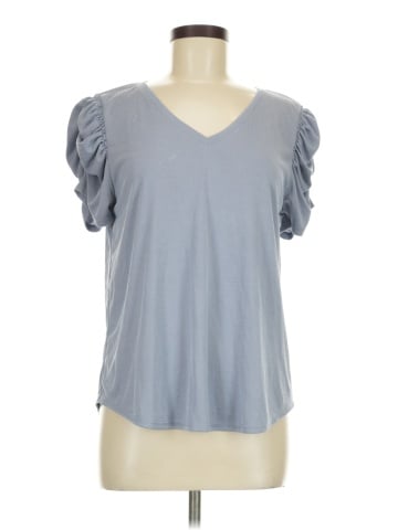 Green Envelope Short Sleeve Top (view 1)