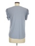 Green Envelope Gray Short Sleeve Top Size M - photo 2
