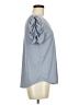 Green Envelope Gray Short Sleeve Top Size M - photo 4