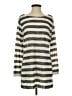 La Blanca Stripes Gray Casual Dress Size S - photo 1