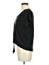 Chaser 100% Linen Black Short Sleeve Top Size M - photo 5