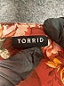 Torrid 100% Rayon Floral Burgundy 3/4 Sleeve Blouse Size 4X Plus (4) - photo 7