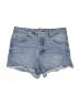 Vanilla Star Hearts Blue Denim Shorts Size 5 - photo 1
