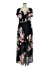 City Chic 100% Polyester Floral Black Casual Dress Size 16 Plus (S) - photo 1