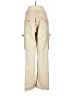 Bershka 100% Cotton Tan Cargo Pants Size 6 - photo 2