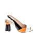 VINCI Color Block Orange Heels Size EU 37 1/2 - photo 1