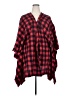 IMAN 100% Cotton Red Kimono Size 2X - photo 1