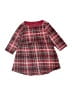 Hb 100% Cotton Plaid Red Dress Size 6-9 mo - photo 1