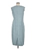 Ann Taylor Solid Teal Casual Dress Size 8 - photo 2