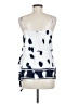 Banana Republic 100% Polyester White Tank Top Size M - photo 2