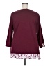 Karen Scott Burgundy Pullover Sweater Size 3X - photo 2