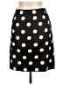 Ann Taylor LOFT Polka Dots Black Formal Skirt Size 10 - photo 2